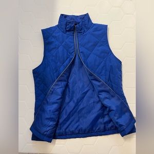 Women’s For Cynthia Petite Size Small Royal Blue Vest
Great for Fall/sports game